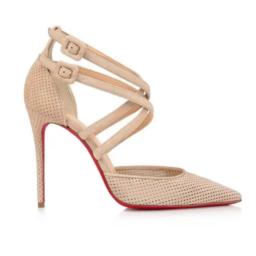 Christian Louboutin Victorilla 100 velours perf heels